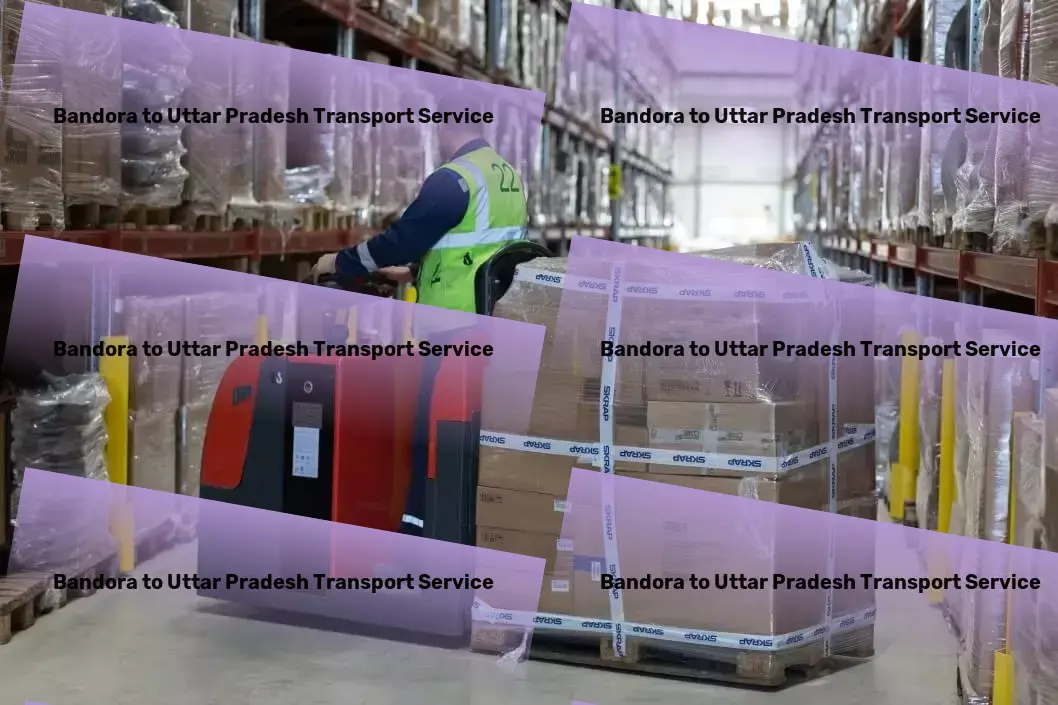 Bandora to Uttar Pradesh Cargo Large-scale cargo logistics